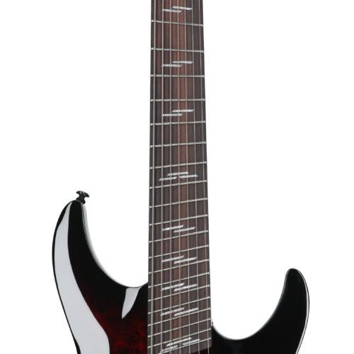 Schecter Omen Elite-7 Multiscale Bk Ch Burst