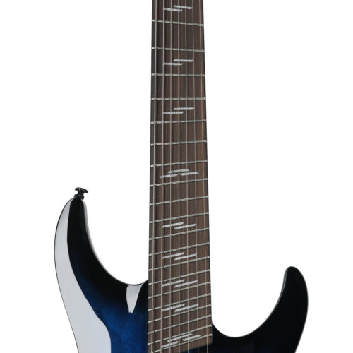 Schecter Omen Elite-7 Multiscale ST Blue Burst