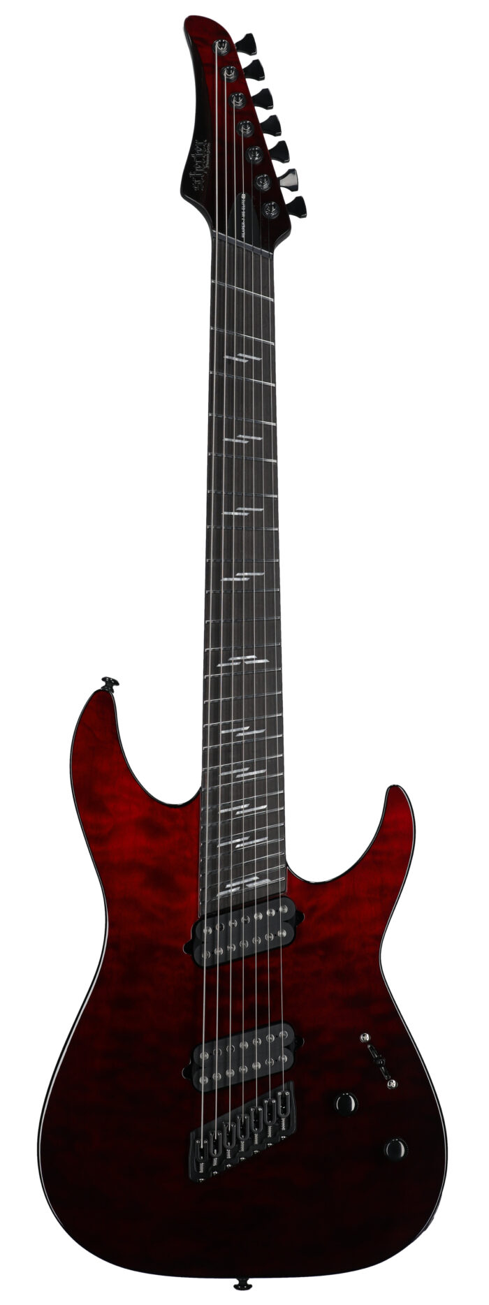 Schecter Reaper 7 Elite Multiscale EG Blood Burst