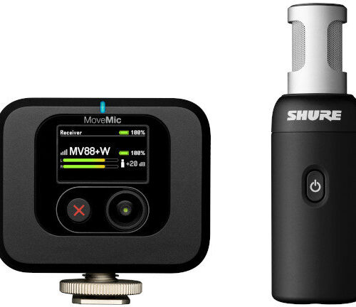 Shure MoveMic 88 Plus WKITZ7 Wireless Stereo Mic