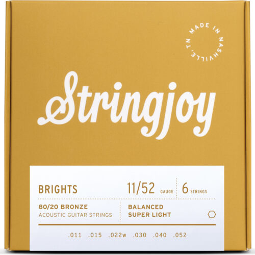 Stringjoy SJ-BB1152 Brights 80/20 Bronze Strings