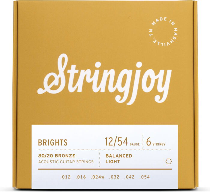 Stringjoy SJ-BB1254 Brights 80/20 Bronze Strings