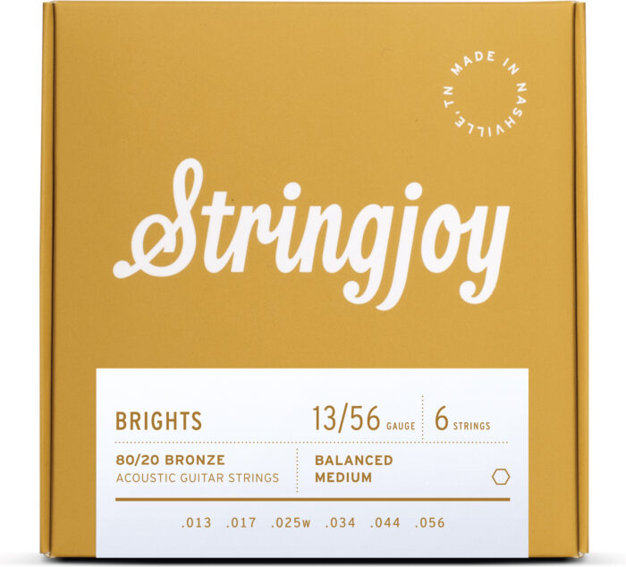 Stringjoy SJ-BB1356 Brights 80/20 Bronze Strings