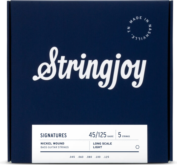 Stringjoy SJ-NBA45125LS Nickel 5 String Bass Set