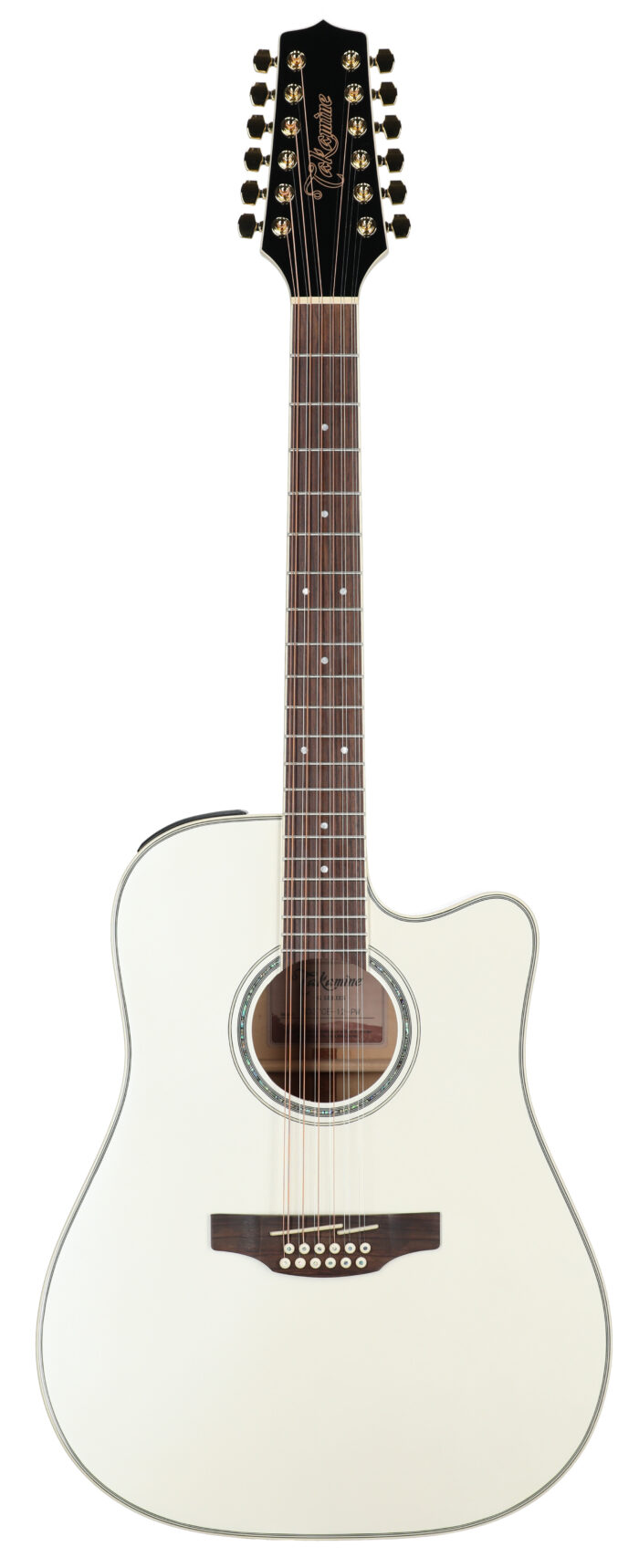 Takamine GD37CE12 AE WB Pearl White