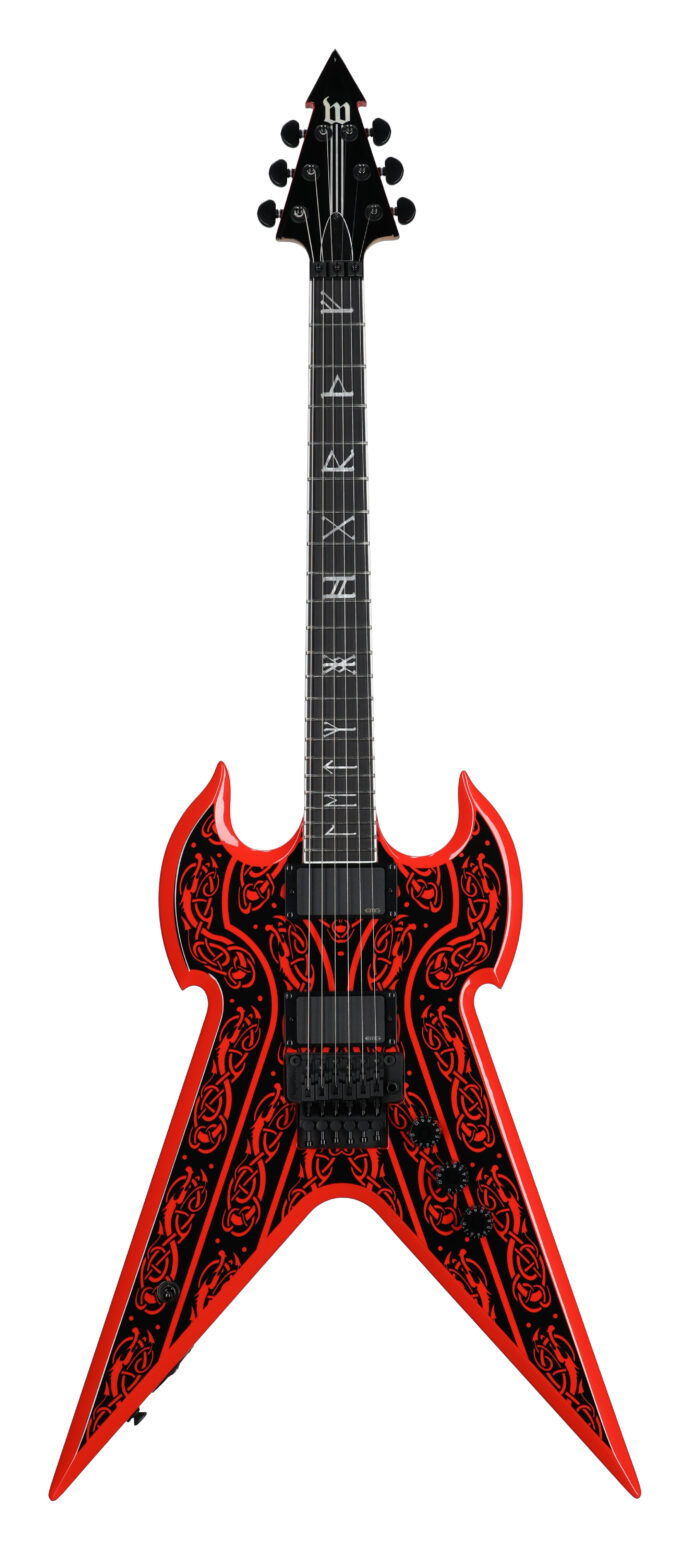 Wylde Audio Warhammer FR EG Norse Dragon PS Red