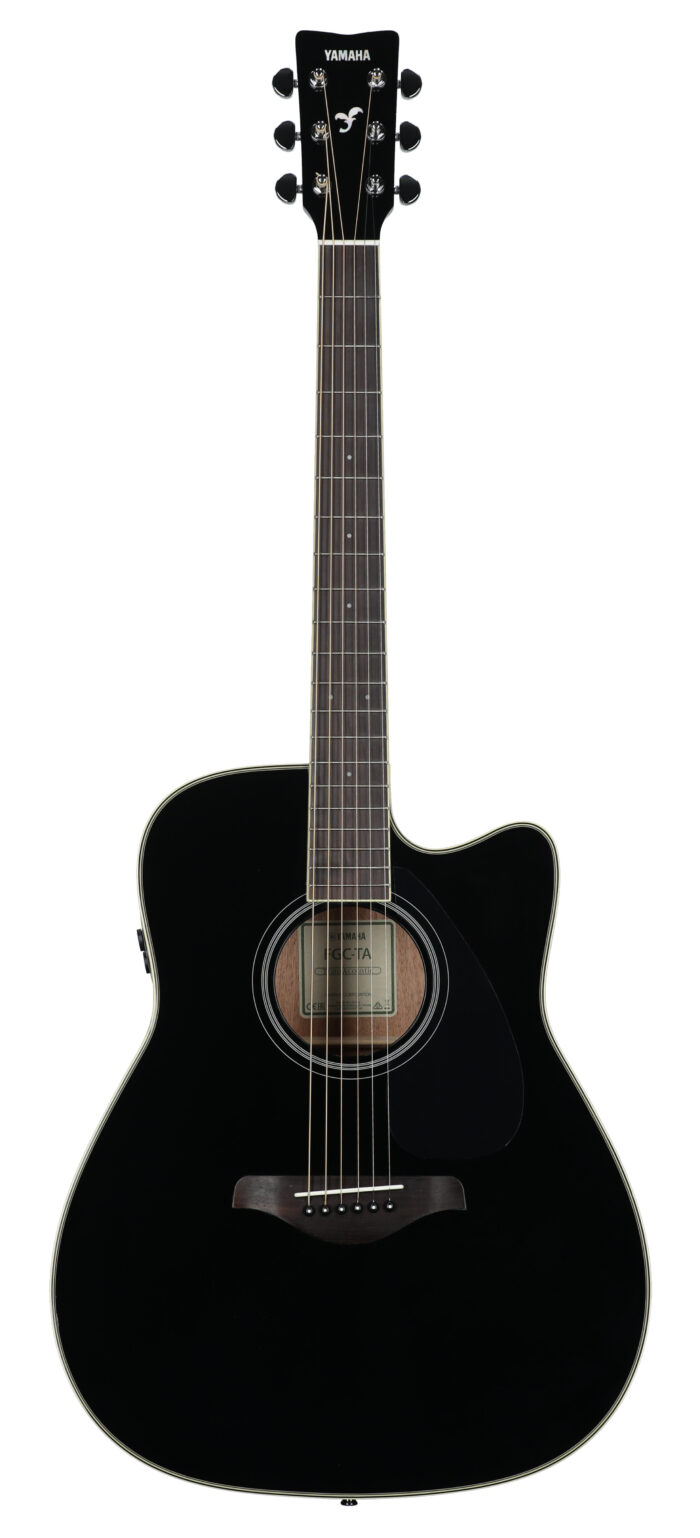 Yamaha FG Cutaway Trans Acoustic Black