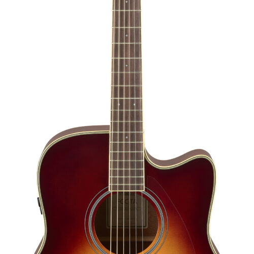 Yamaha FG Cutaway Trans Acoustic Brown Sunburst