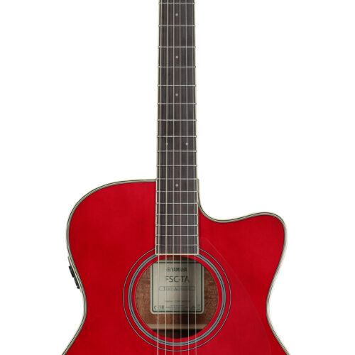 Yamaha FS Cutaway Trans Acoustic Ruby Red