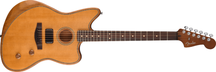 Acoustasonic® Standard Jazzmaster® - Aged Natural / Rosewood / Nyatoh