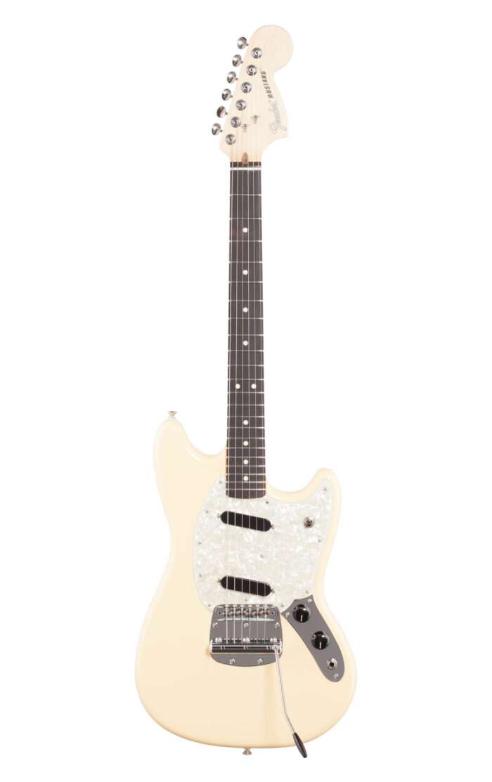 Fender Am Performer Mustang RW Vintage White W/B