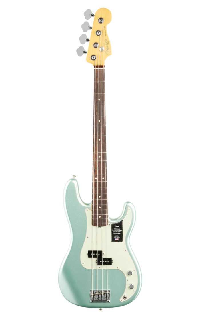 Fender Amer Pro II Precision Bass RW Surf Grn W/C