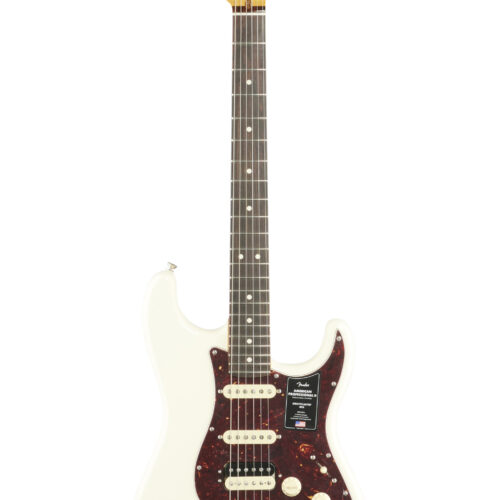 Fender Amer Pro II Strat HSS RW Olympic White W/C