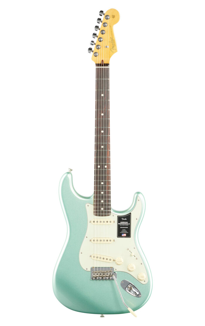Fender Amer Pro II Strat RW Mystic Surf Green W/C