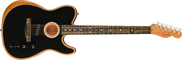 American Acoustasonic® Telecaster® - Black / Ebony / Mahogany
