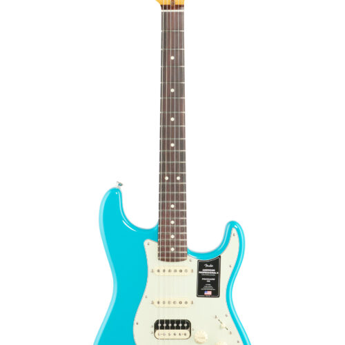 Fender American Pro II Strat HSS RW Miami Blue WC