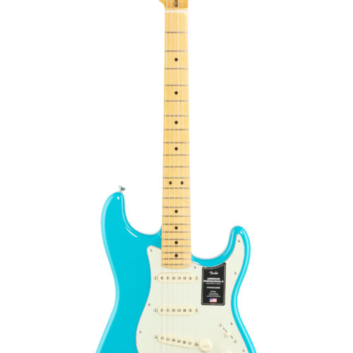 Fender American Pro II Strat MN Miami Blue W/C