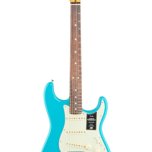 Fender American Pro II Strat RW Miami Blue W/C
