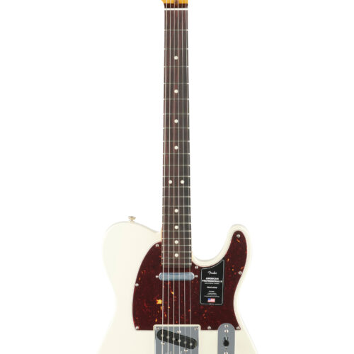 Fender American Pro II Tele RW Olympic White W/C