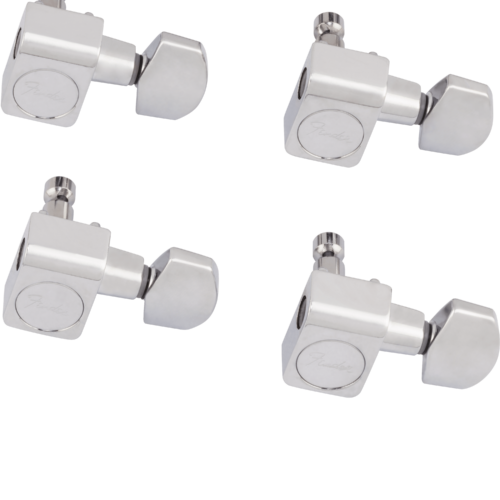 American Pro Staggered Stratocaster®/Telecaster® Tuning Machine Sets - Chrome