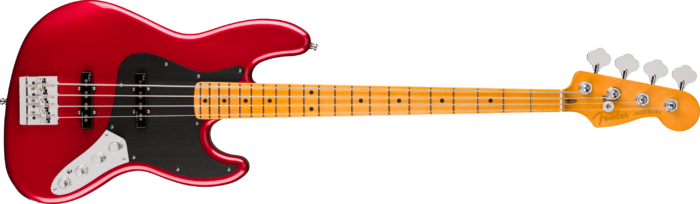 American Ultra II Jazz Bass® - Sinister Red / Quartersawn Maple / Select Alder