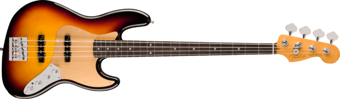 American Ultra II Jazz Bass® - Ultraburst / Ebony / Select Alder