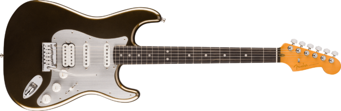 American Ultra II Stratocaster® HSS - Texas Tea / Ebony / Select Alder