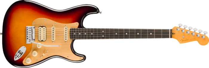 American Ultra II Stratocaster® HSS - Ultraburst / Ebony / Select Alder