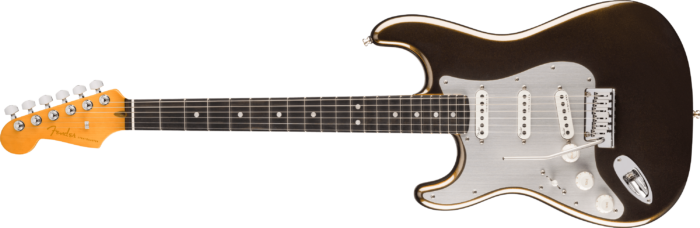 American Ultra II Stratocaster® Left-Hand - Texas Tea / Ebony / Select Alder