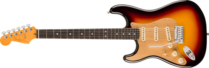 American Ultra II Stratocaster® Left-Hand - Ultraburst / Ebony / Select Alder