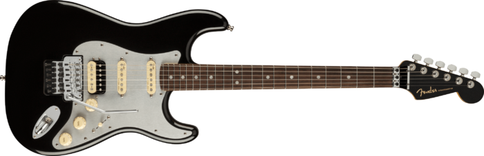 American Ultra Luxe Stratocaster® Floyd Rose® HSS - Mystic Black / Rosewood / Alder