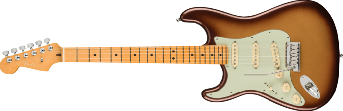American Ultra Stratocaster® Left-Hand - Mocha Burst / Maple / Alder