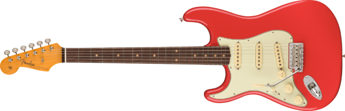 American Vintage II 1961 Stratocaster® Left-Hand - Fiesta Red / Slab Rosewood / Alder
