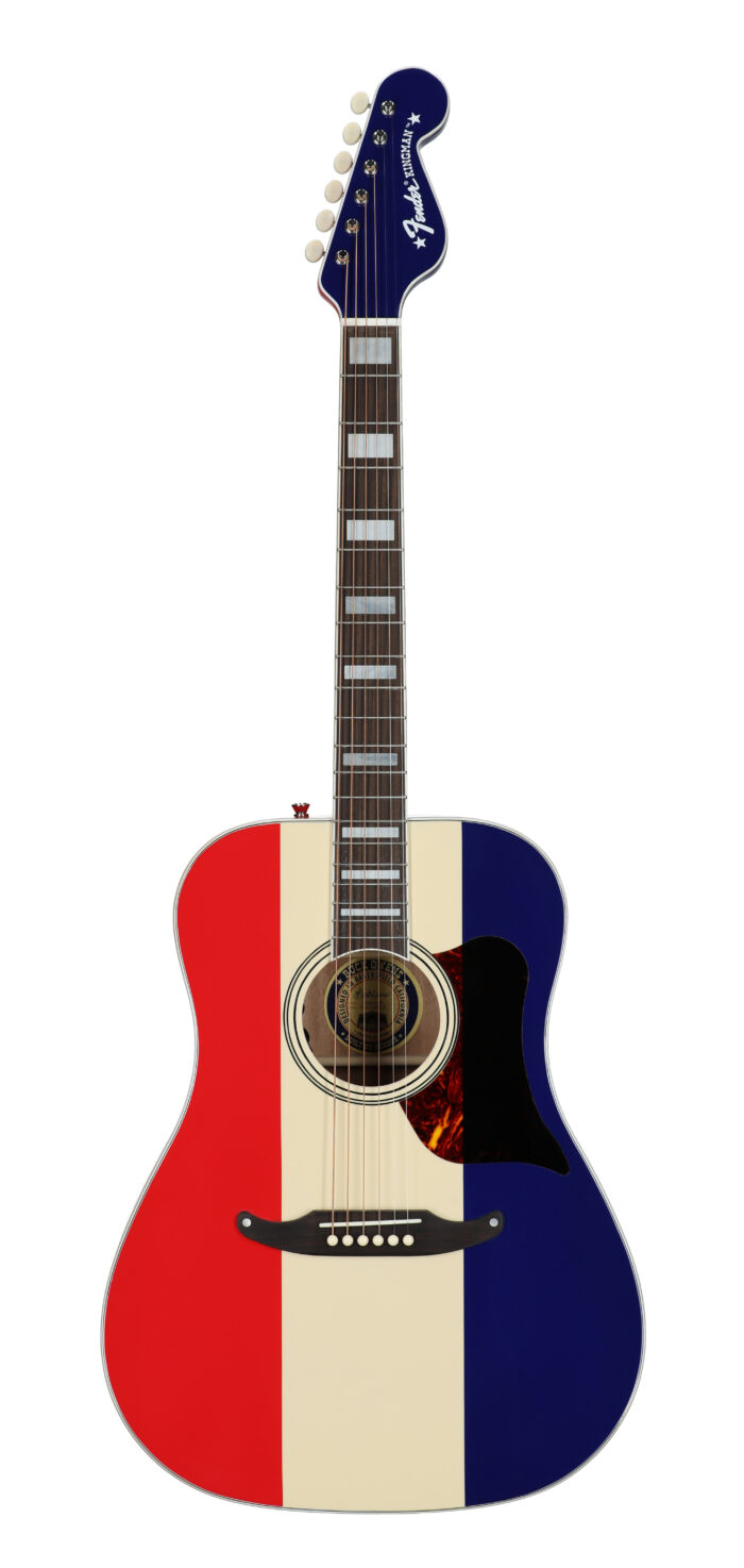 Fender Buck Owens Kingman A/E Red White Blue W/C