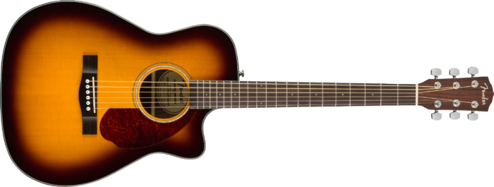 CC-140SCE Concert - Sunburst / Walnut / Solid Spruce Top with Laminated Ovangkol Back and Sides