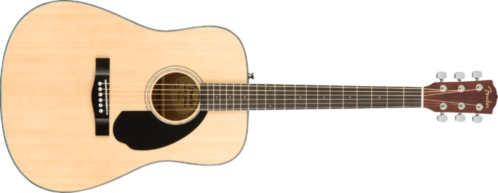 CD-60S Dreadnought - Natural / Walnut / Solid Spruce Top with Laminated Mahogany Back and Sides