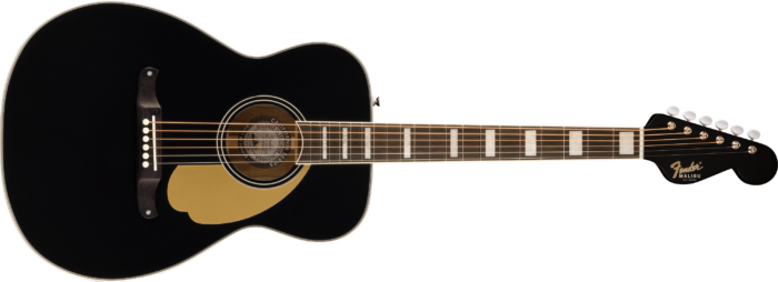 California Vintage Malibu™ - Black / Ovangkol / Solid Sitka Spruce Top with Solid Ovangkol Back and Sides