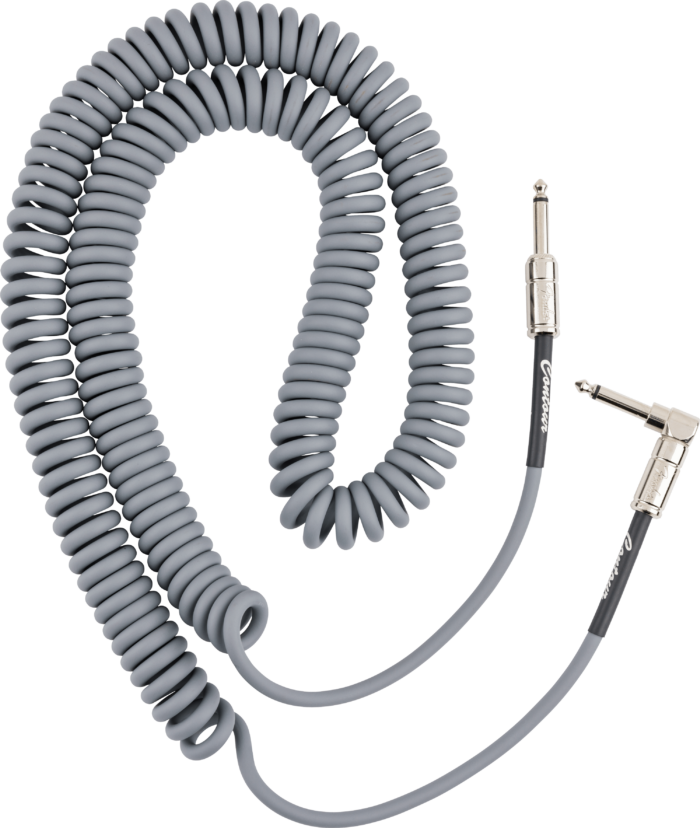 Contour™ Series Coil Instrument Cables - Inca Silver / 30 ft (Str/Ang) / Straight/Angle