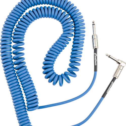 Contour™ Series Coil Instrument Cables - Lake Placid Blue / 30 ft (Str/Ang) / Straight/Straight
