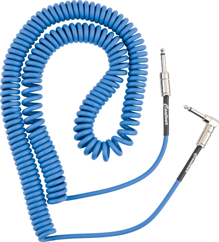 Contour™ Series Coil Instrument Cables - Lake Placid Blue / 30 ft (Str/Ang) / Straight/Straight