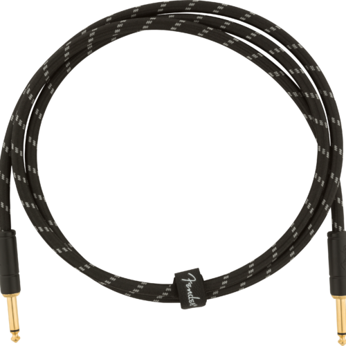 Deluxe Series Tweed Instrument Cables - Black Tweed / 5 ft (Str/Str) / Straight/Straight