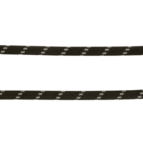 Deluxe Series Tweed Instrument Cables - Black Tweed / 6 in (2-Pack) / Angle/Angle