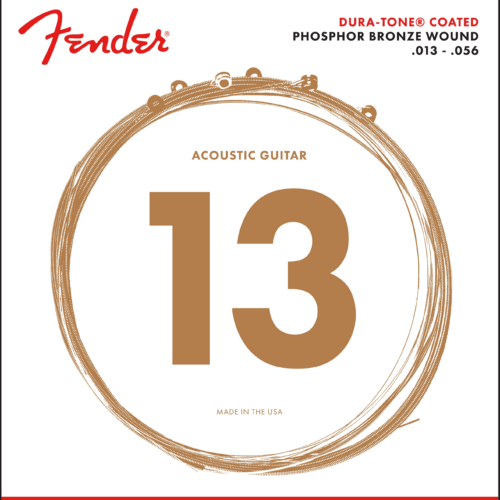 Dura-Tone® Coated Phosphor Bronze Acoustic Guitar Strings - .013-.056