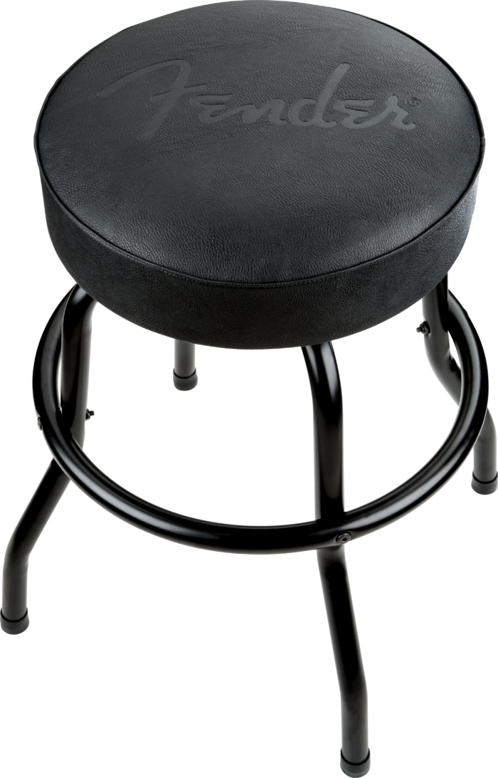 Fender® Embossed Black Logo Barstool