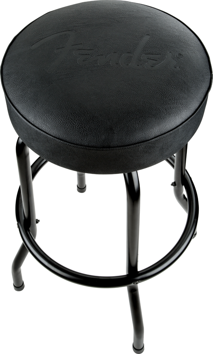 Fender® Embossed Black Logo Barstool