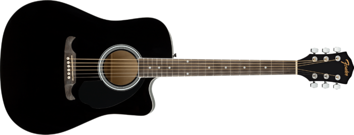FA-125CE Dreadnought - Black / Walnut / Laminated Spruce Top with Laminated Basswood Back and Sides