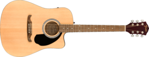 FA-125CE Dreadnought - Natural / Walnut / Laminated Spruce Top with Laminated Basswood Back and Sides
