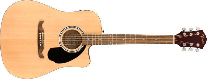 FA-125CE Dreadnought - Natural / Walnut / Laminated Spruce Top with Laminated Basswood Back and Sides