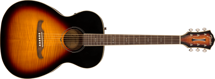FA-235E Concert - 3-Color Sunburst / Walnut / Laminated Flame Maple Top with Laminated Mahogany Back and Sides
