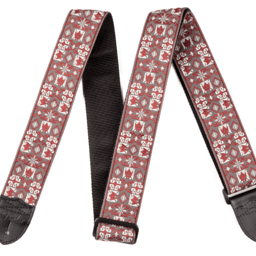 Fender® Festival Hootenanny Straps - Red and White / 2" (50.8 mm)